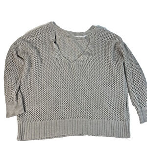 Jennifer Lopez Knit Sweater Women XL Gray
